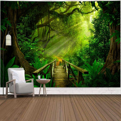 Tapiserie forest green hanging aer liber Casa - Accesorii si Decoratiuni Naty Shop