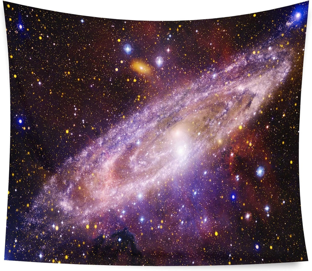 Tapiserie galaxie fluorescenta cer instelat lumina neagra Casa - Accesorii si Decoratiuni Naty Shop