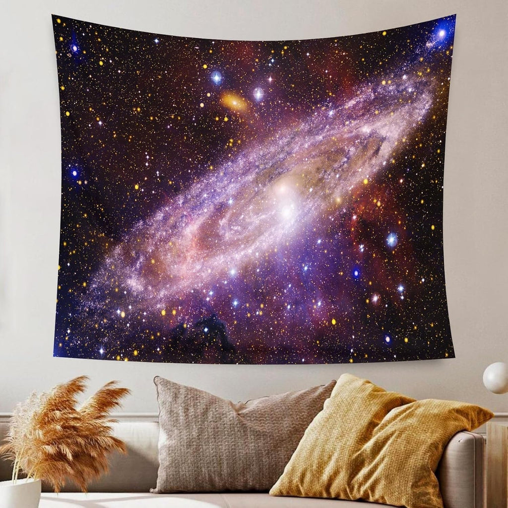 Tapiserie galaxie fluorescenta cer instelat lumina neagra Casa - Accesorii si Decoratiuni Naty Shop