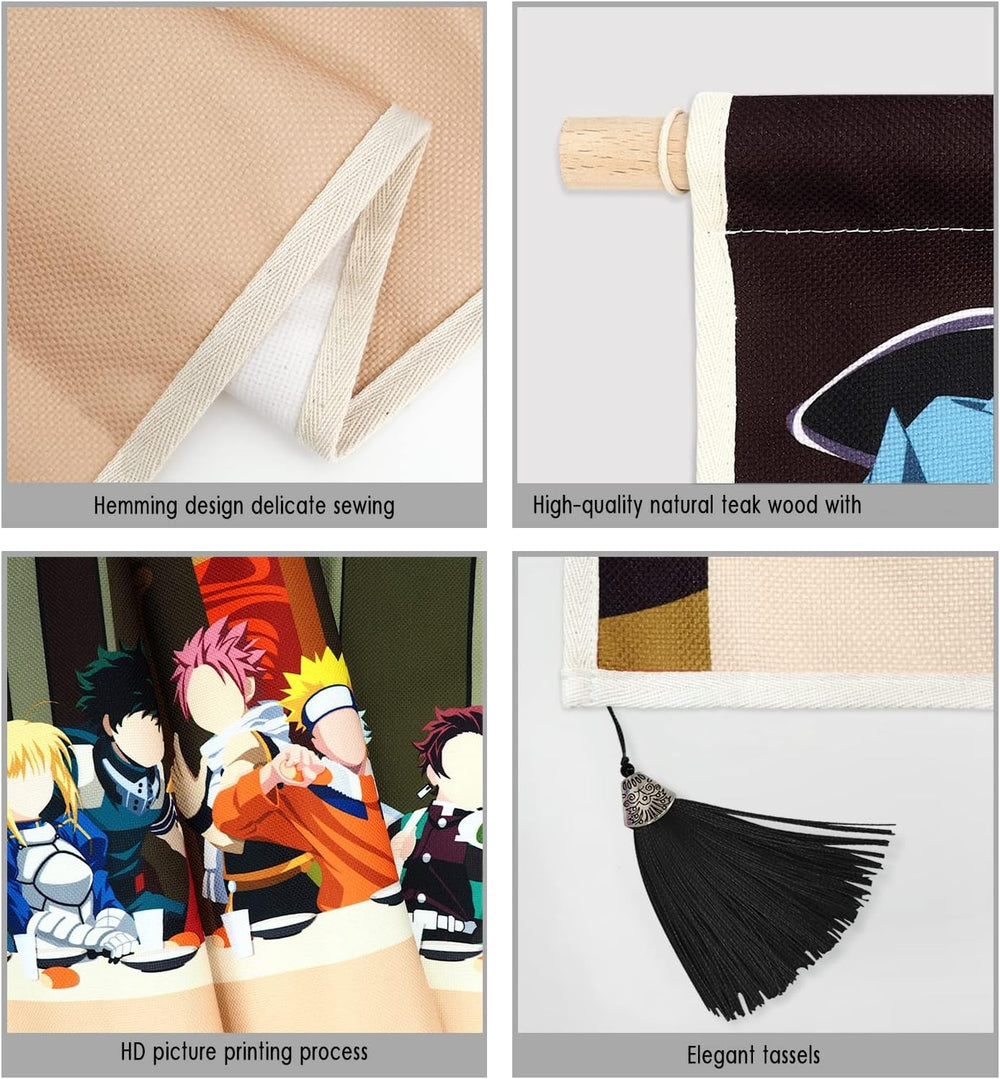 Tapiserie hanging canvas wall art pictura anime caractere Casa - Accesorii si Decoratiuni Naty Shop