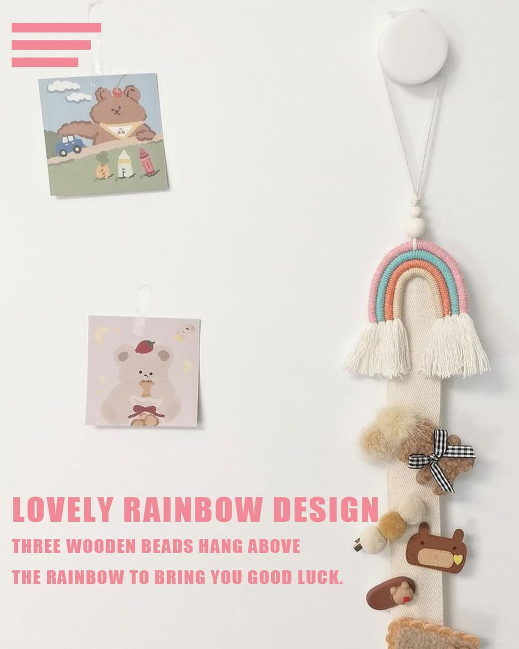 Tapiserie kgduyc bucata tesuta manual curcubeui14camera copiilor curcubeu Casa - Accesorii si Decoratiuni Naty Shop