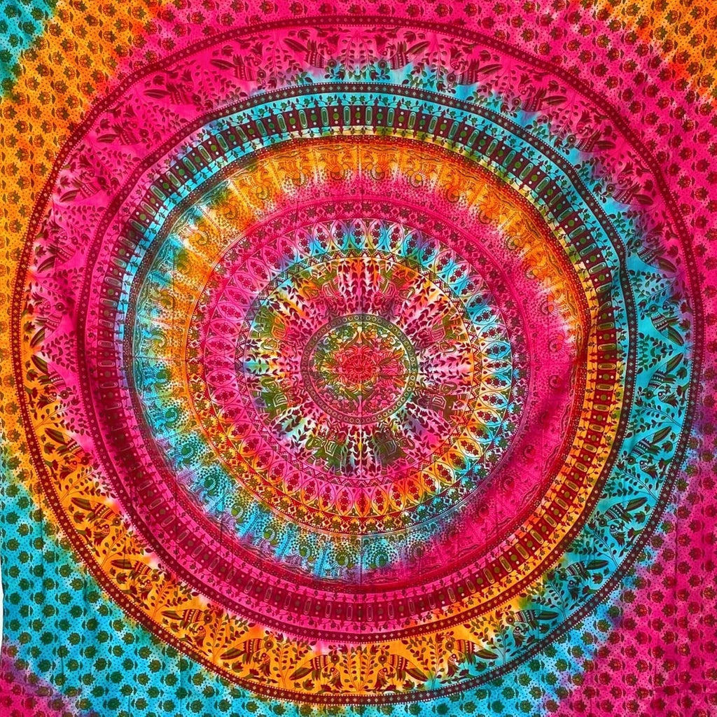 Tapiserie momomus mandala hippie sau psychedelic xxl Casa - Accesorii si Decoratiuni Naty Shop Multicolor 17 230L X 210B Cm