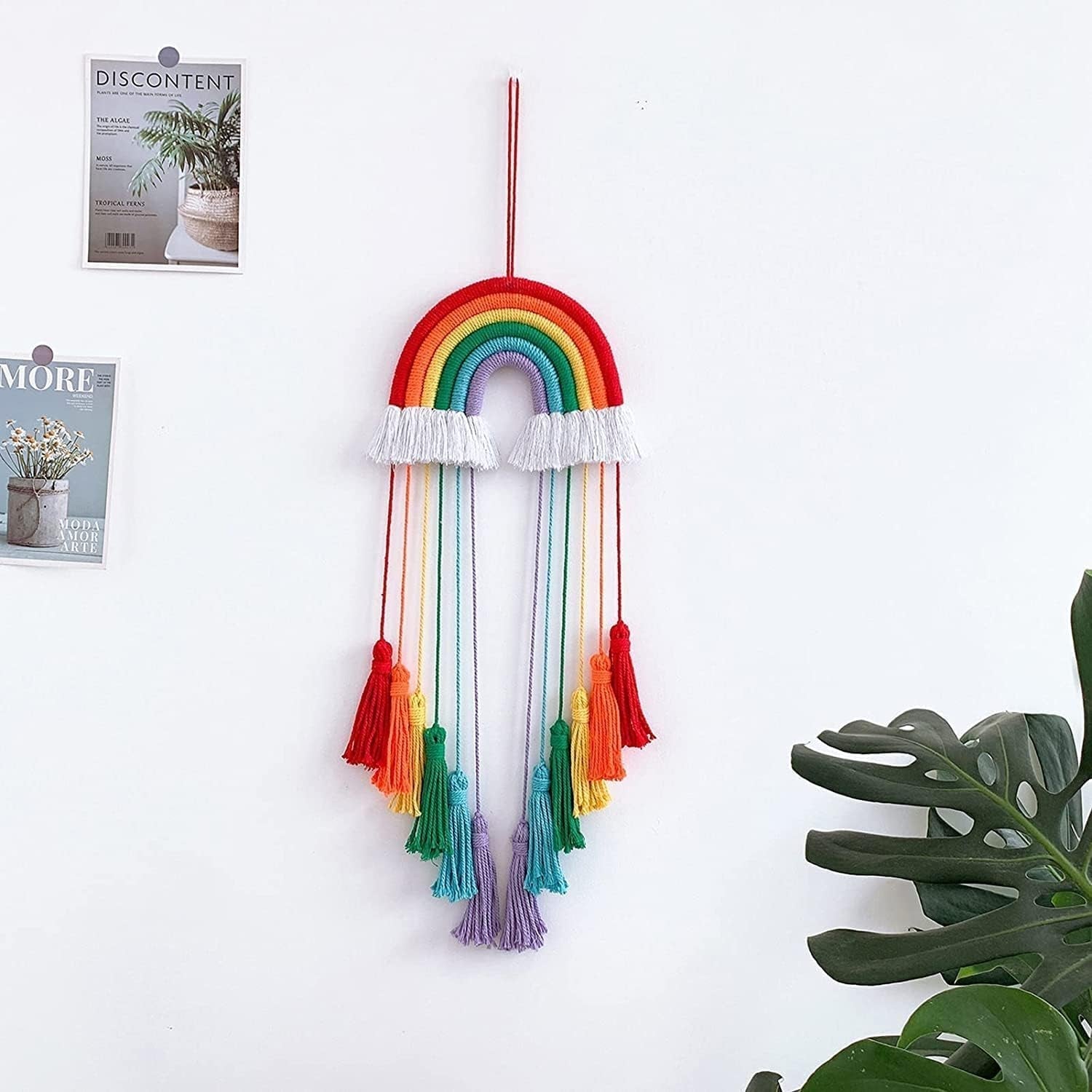 Tapiserie rainbow decorare funie bumbac curcubeu Casa - Accesorii si Decoratiuni Naty Shop