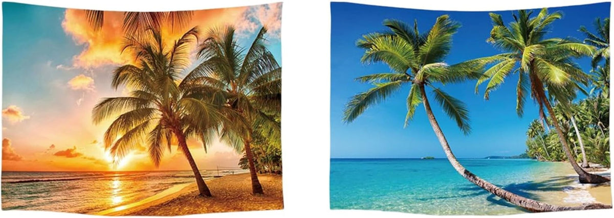 Tapiserie ulticool casa plaja mare insula palmier Casa - Accesorii si Decoratiuni Naty Shop Palmier de plajă