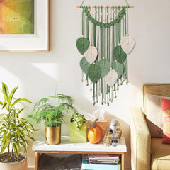 Tapiserie weldomcor tapiterie mic comert margele lemn frunze Casa - Accesorii si Decoratiuni Naty Shop