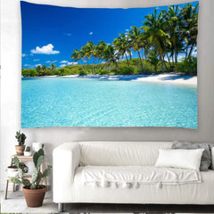 Tapiserie yisure plaja mare tropical peisaj Casa - Accesorii si Decoratiuni Naty Shop