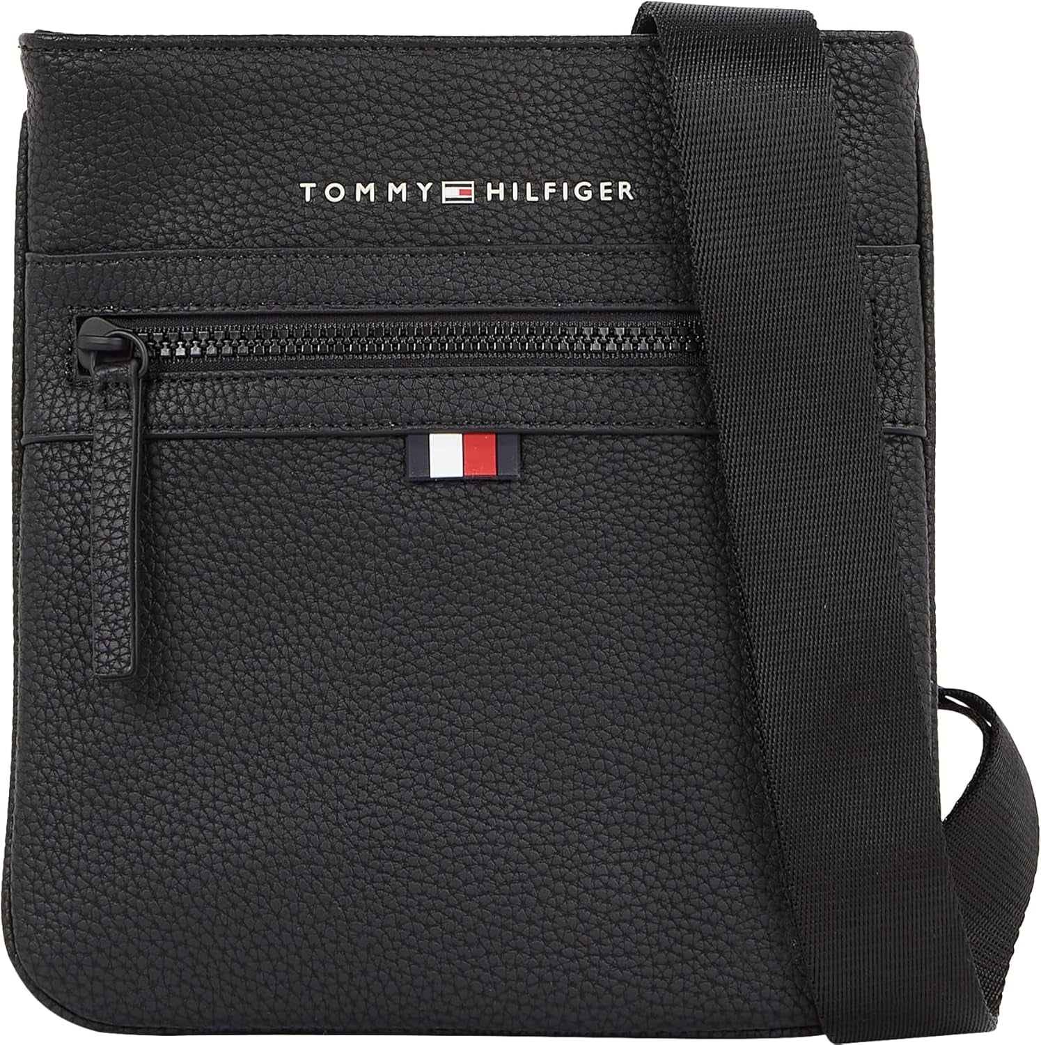 Tommy Hilfiger bărbați ESSENTIAL PU MINI CROSSOVER Crossover Bagaje și echipament de călătorie Naty Shop Negru (negru) O mărime se potrivește tuturor