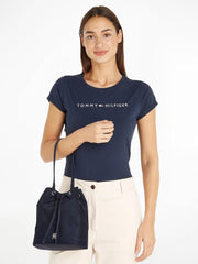 Tommy Hilfiger Femeii Poppy Bucket Aw0aw15218 Pungi, o singură dimensiune Genti Femei Naty Shop