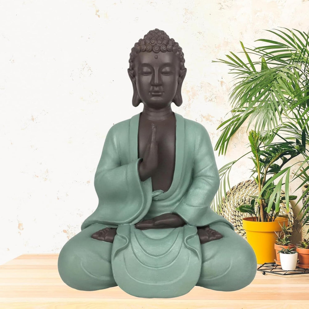 Zen Arôme SBM5 Statuie Zen Bodhi, verde/maro, 20 cm înălțime Statuete si sculpturi Naty Shop