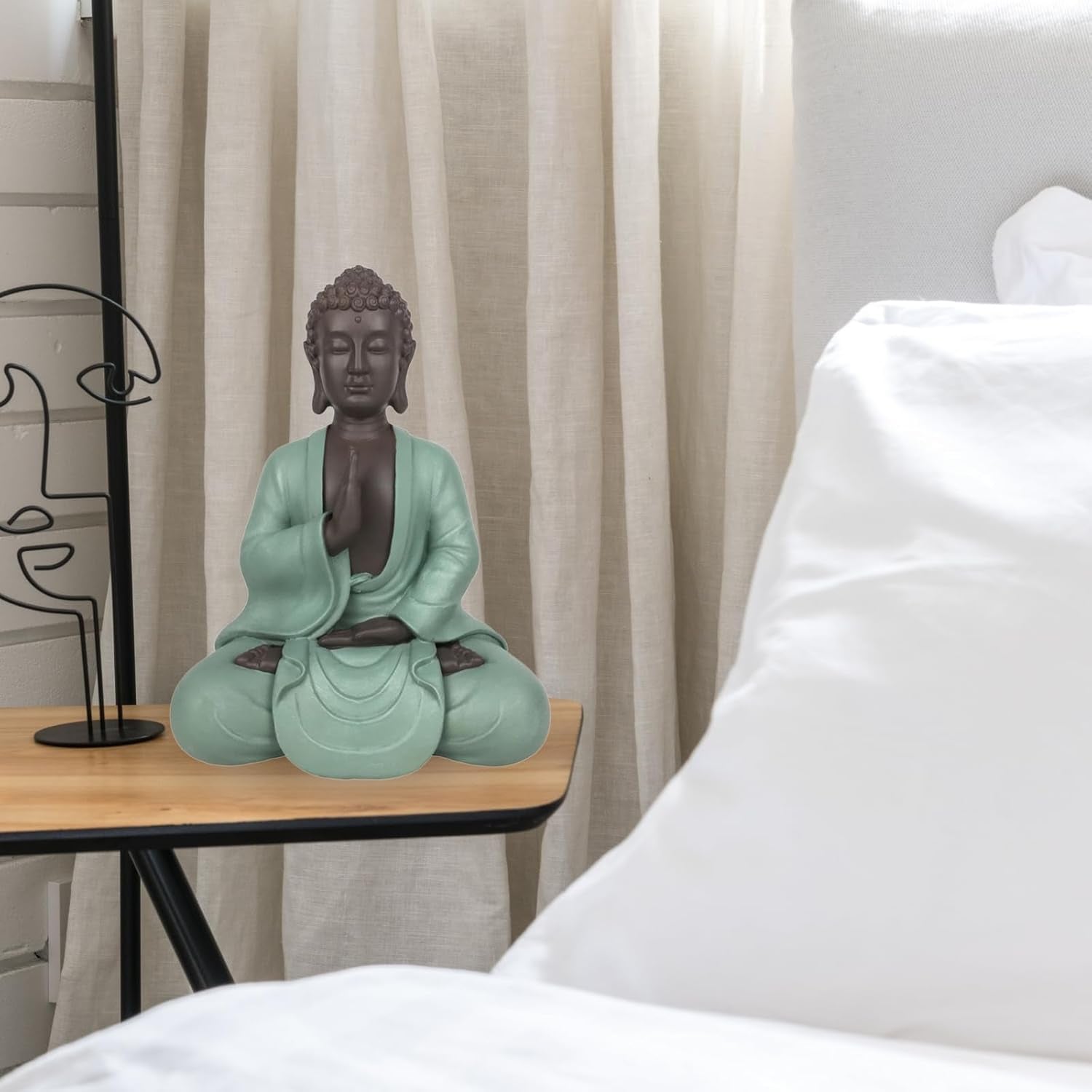 Zen Arôme SBM5 Statuie Zen Bodhi, verde/maro, 20 cm înălțime Statuete si sculpturi Naty Shop